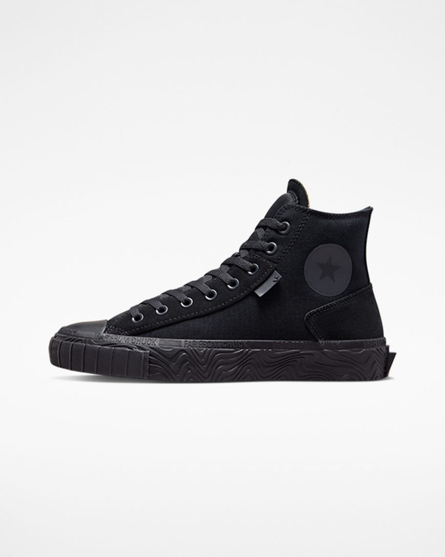 Tenisky Vysoke Converse Chuck Taylor Alt Star Wavy Panske Čierne Tmavo Siva Čierne | SK 5EKMC6